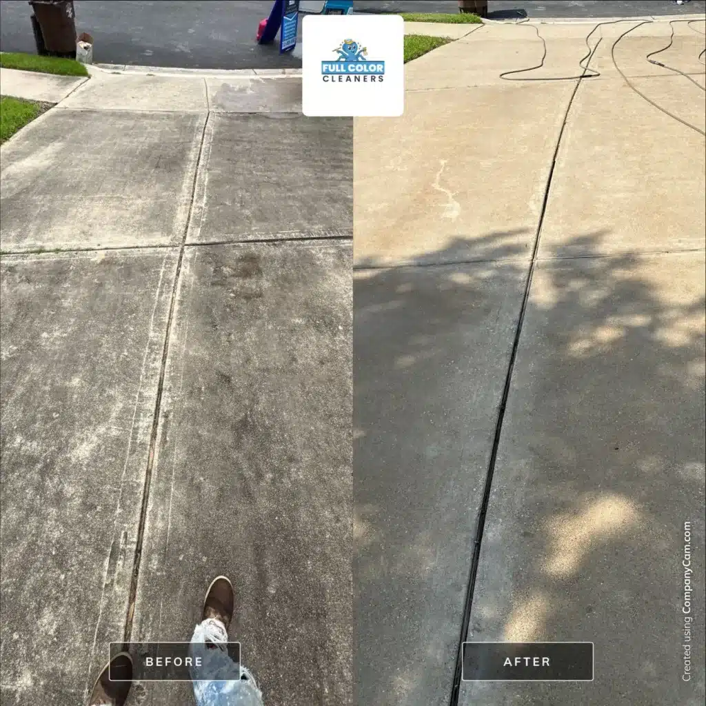 Driveway Pressure Washing