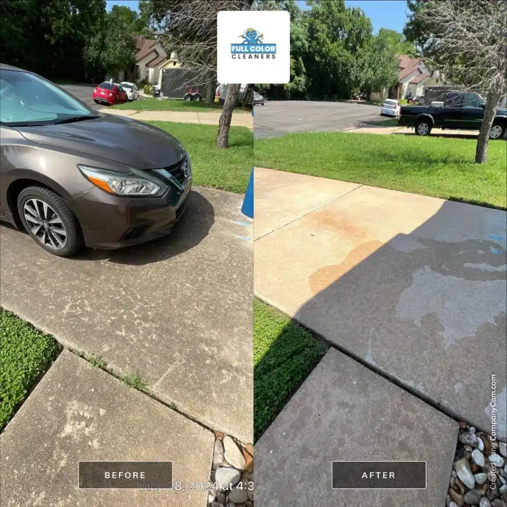 Driveway Pressure Washing