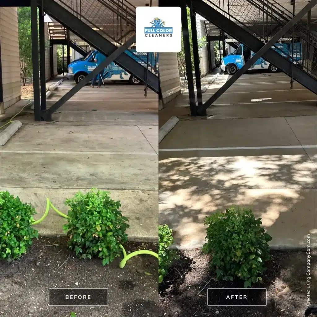 Garage Pressure Washing