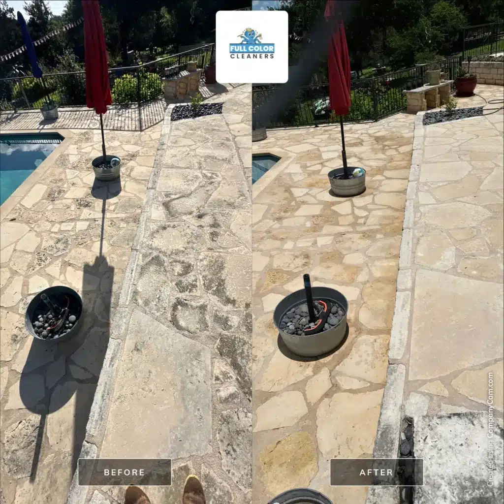 Pool Deck Pressure Washing