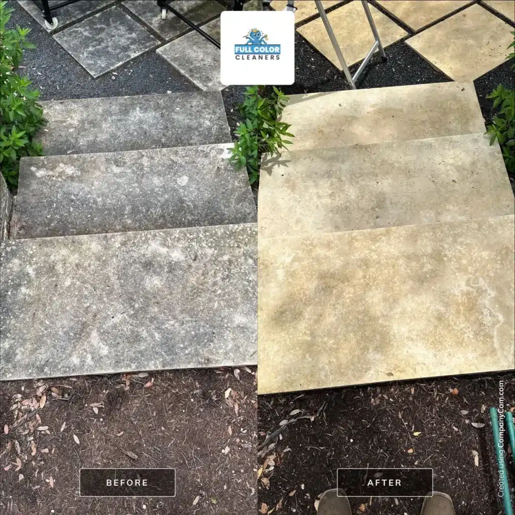 Pressure Washing Steps